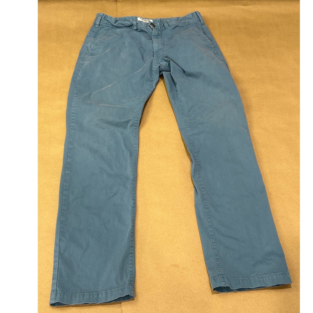 Express Blue Slim Fit Finn Chino Pants Mens‎ 30/32